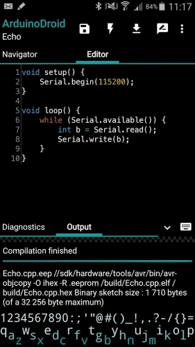 ArduinoDroid Zrzut ekranu 3