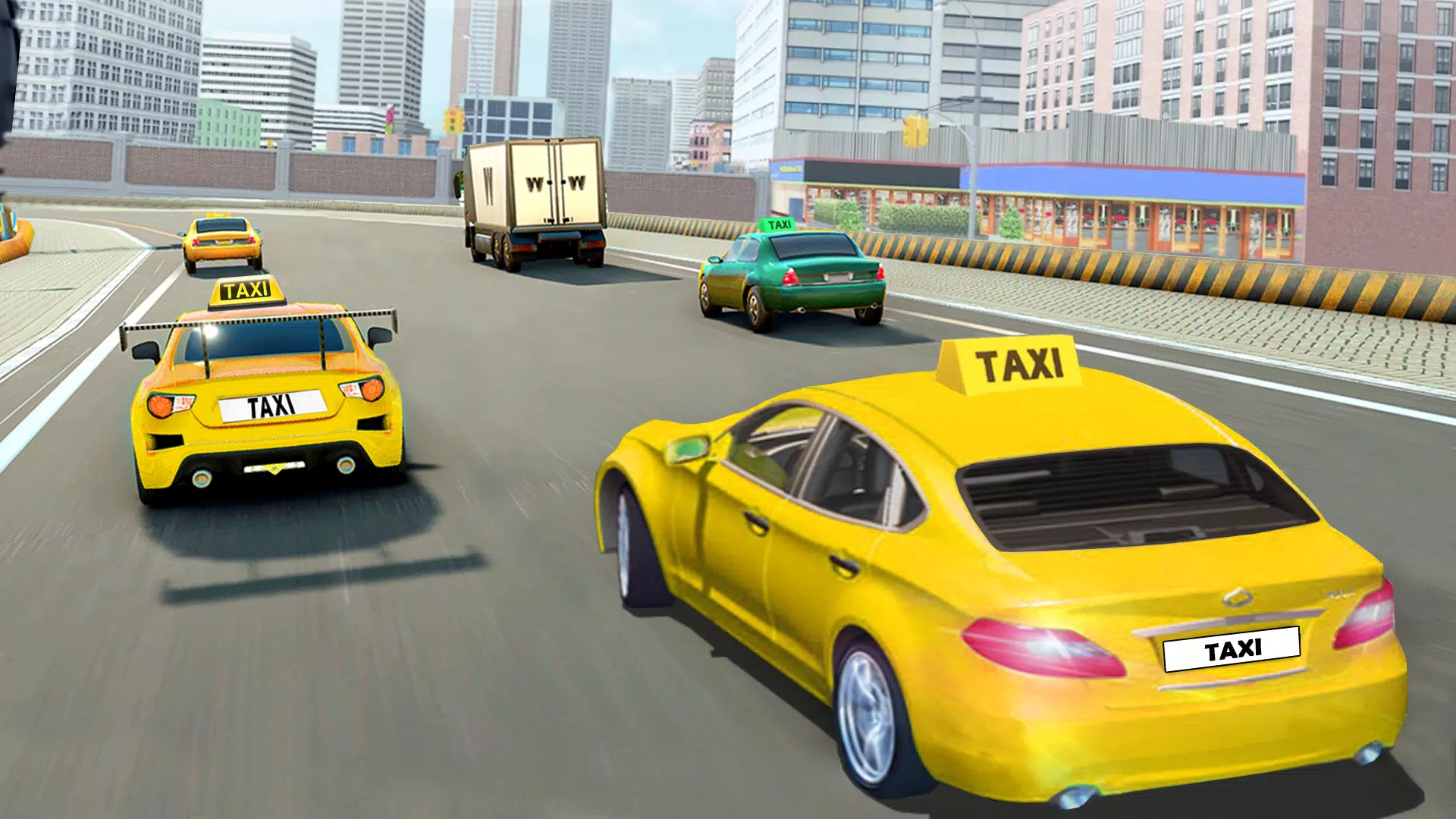 City Taxi Games-Taxi Car Games Capture d'écran 3