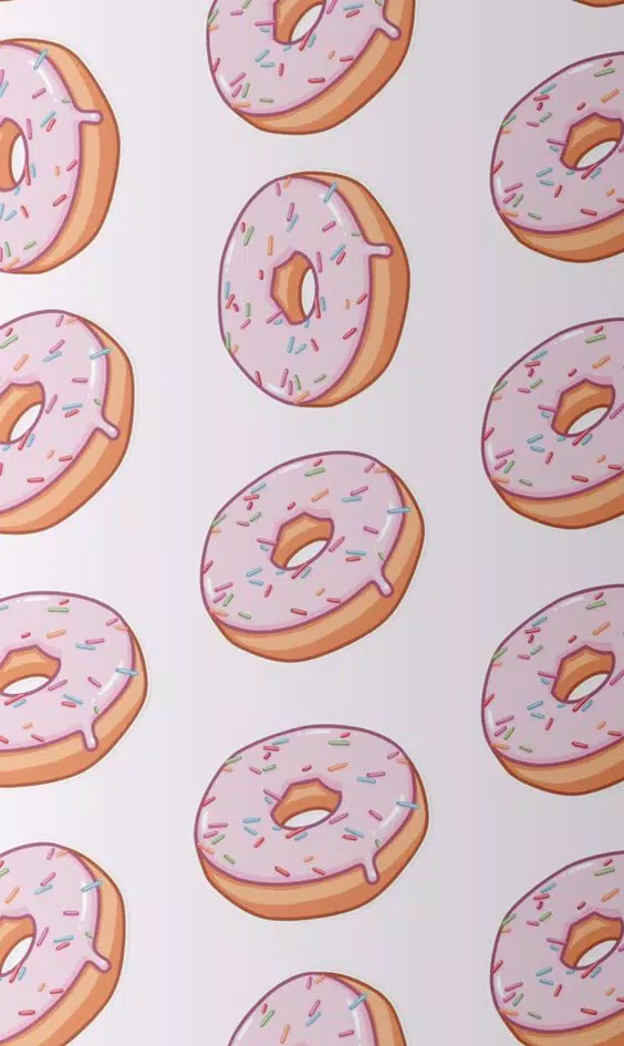 Cute Donut Wallpaper HD 4K Capture d'écran 3