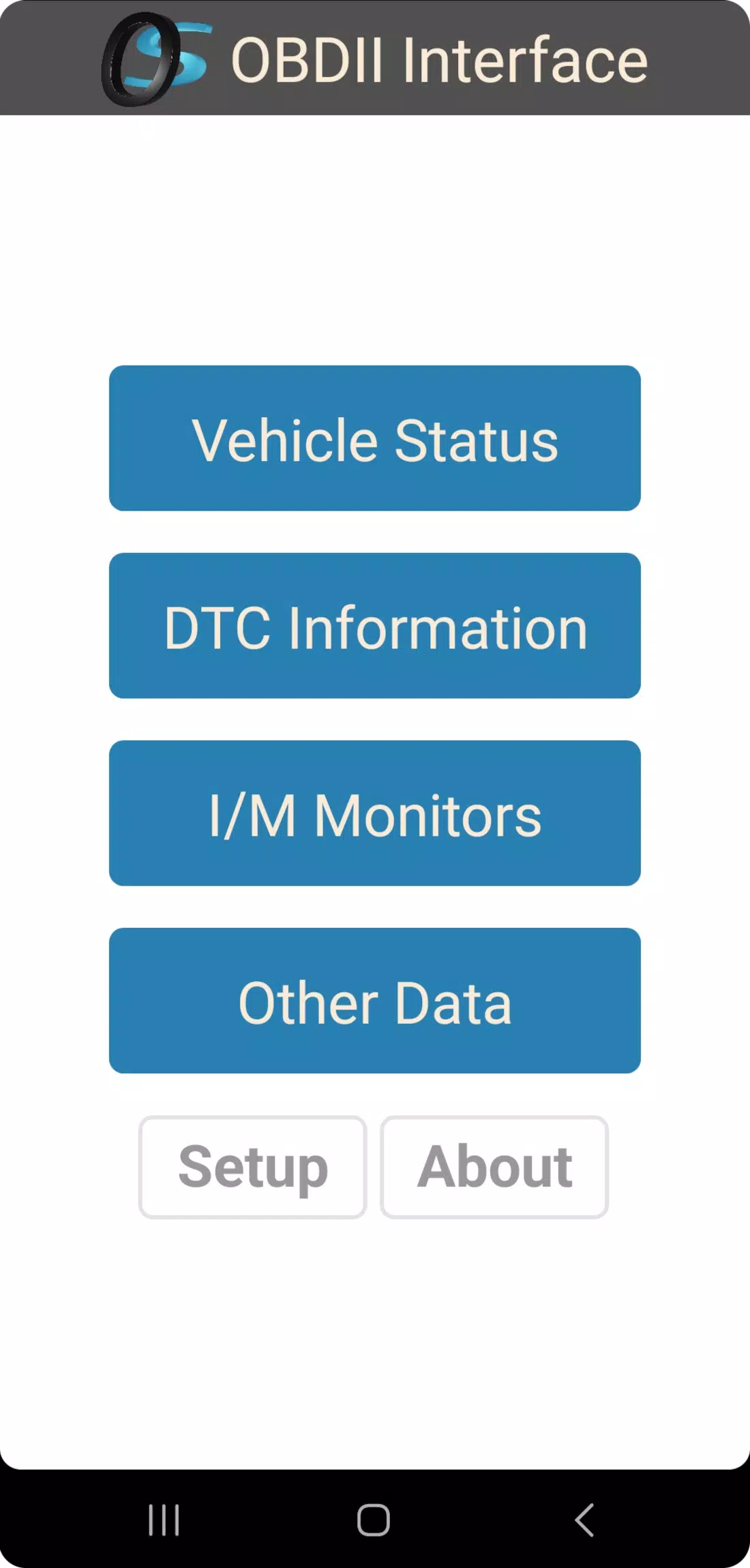 OS OBD2 Interface Capture d'écran 1