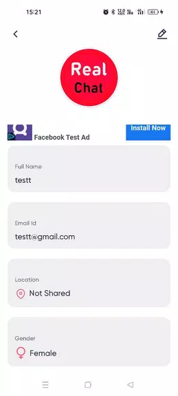 Real Chat Captura de tela 2