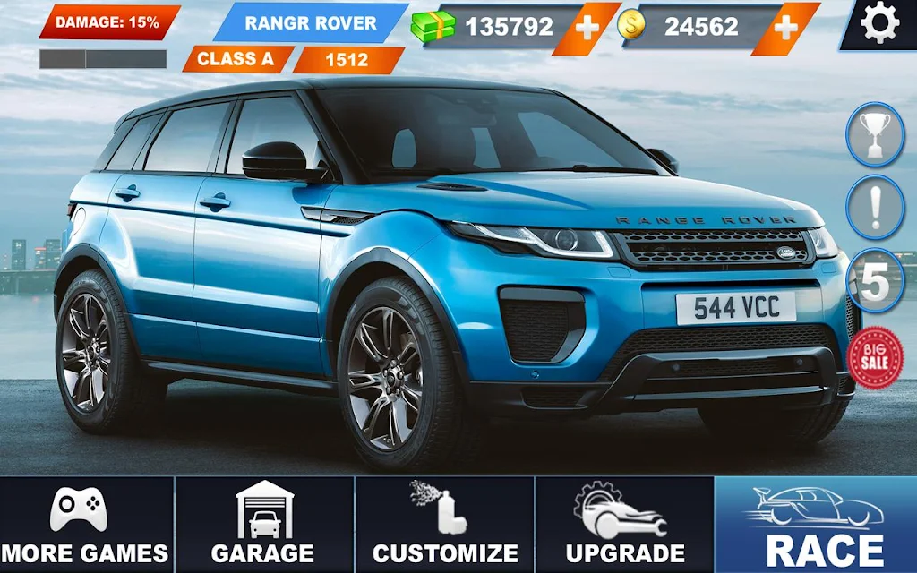 Range Rover City Driving: lx crazy car stunts スクリーンショット 1