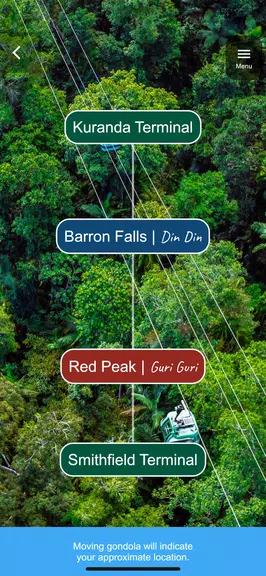 Skyrail audio interp. guide ဖန်သားပြင်ဓာတ်ပုံ 3