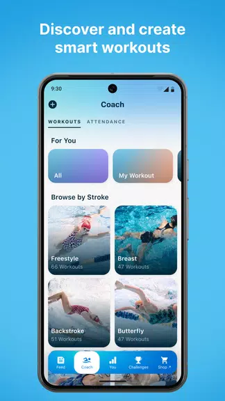 Swim.com: Workouts & Tracking Screenshot 3