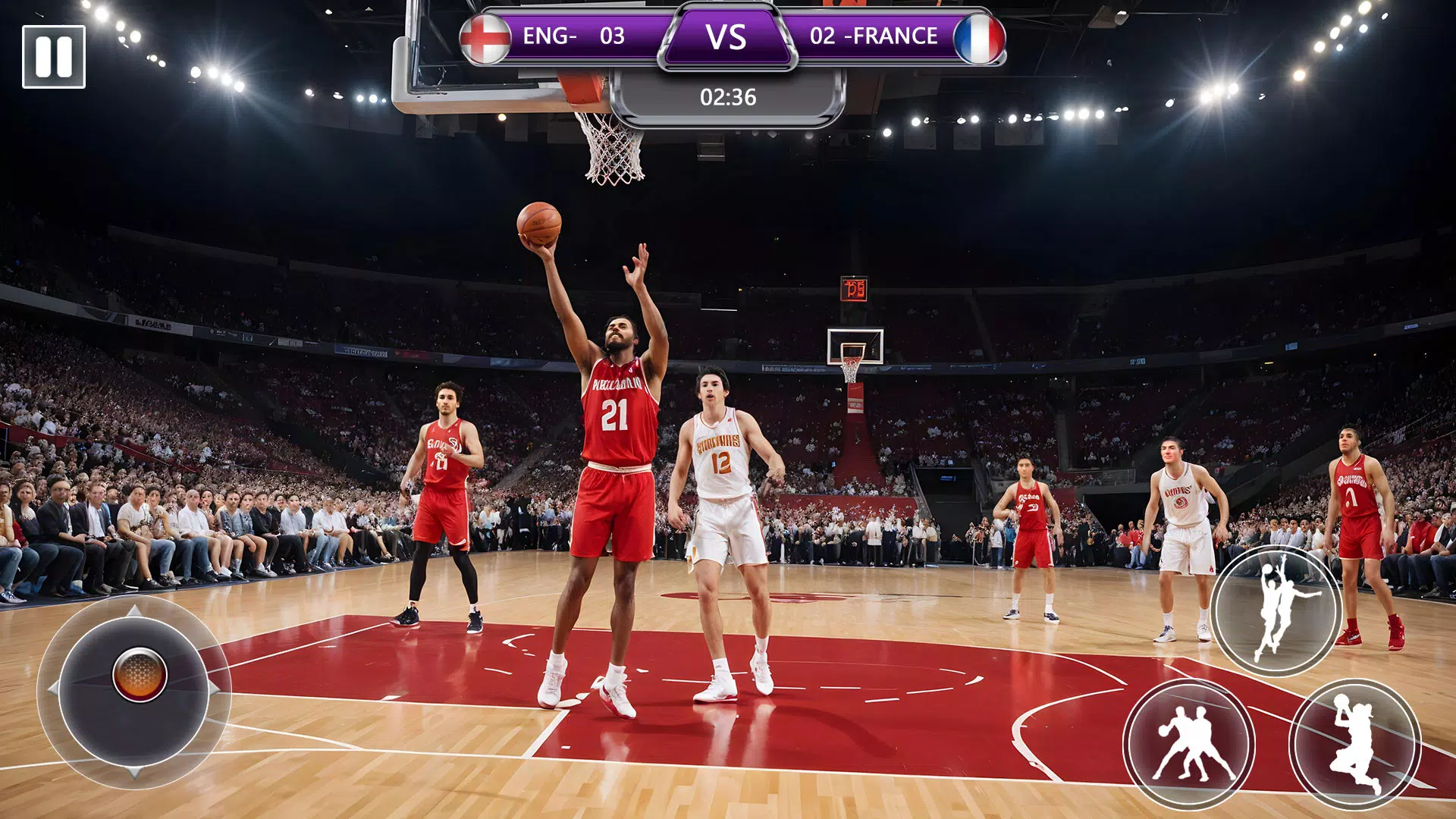 Basketball Hoop Offline Captura de tela 2