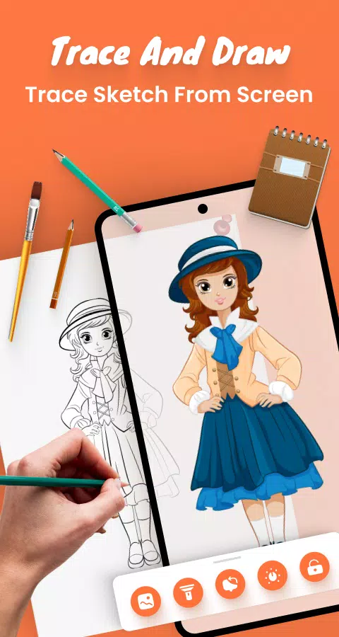 Draw sketch : Sketch and Paint Capture d'écran 3