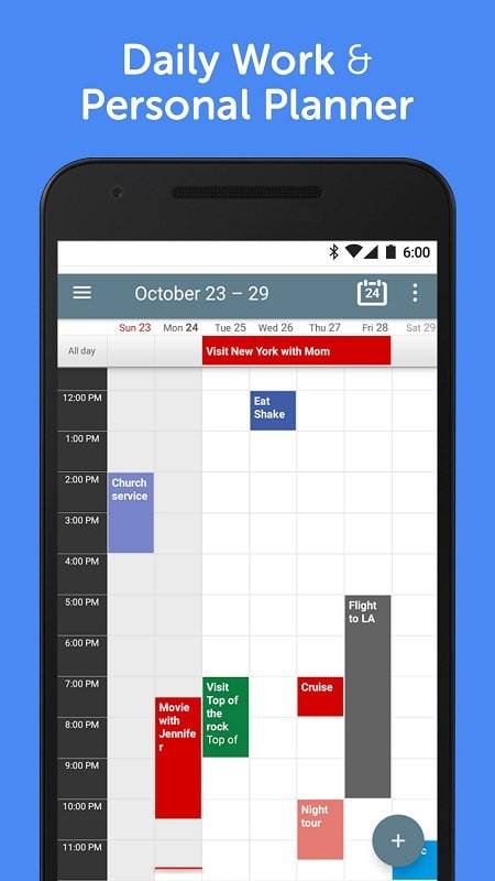 Calendar+ Schedule Planner Ekran Görüntüsü 2