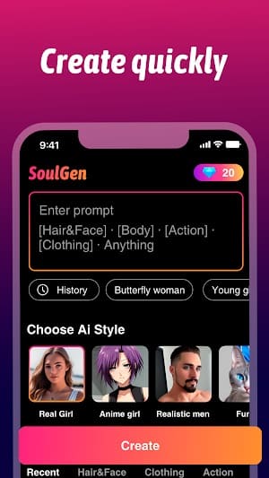 SoulGen AI Screenshot 4