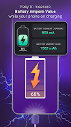 Ampere Battery Charging Meter Tangkapan skrin 1