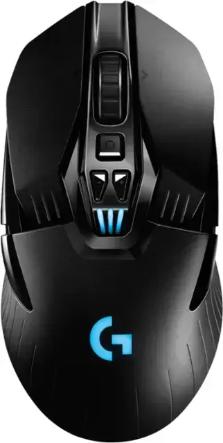 Logitech - G903 LightSpeed ​​sem fio Optical Gaming Ambidextrous Mouse com iluminação RGB - sem fio - preto