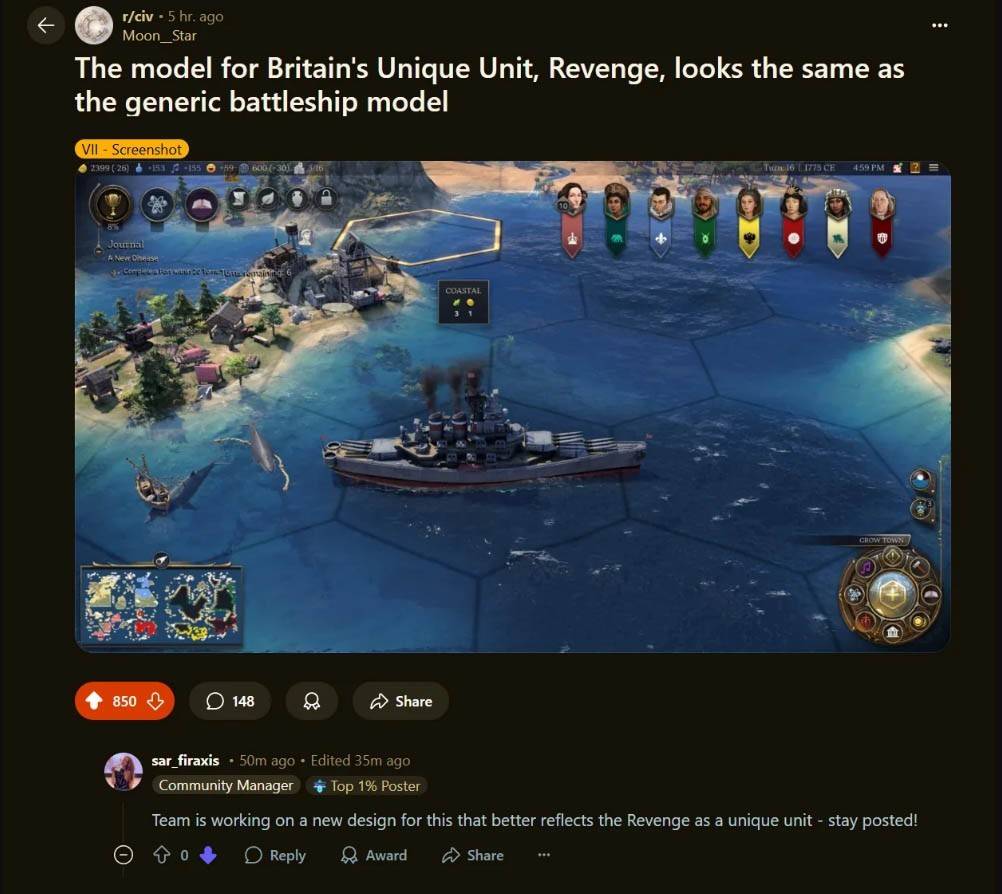 Modelo de navio britânico