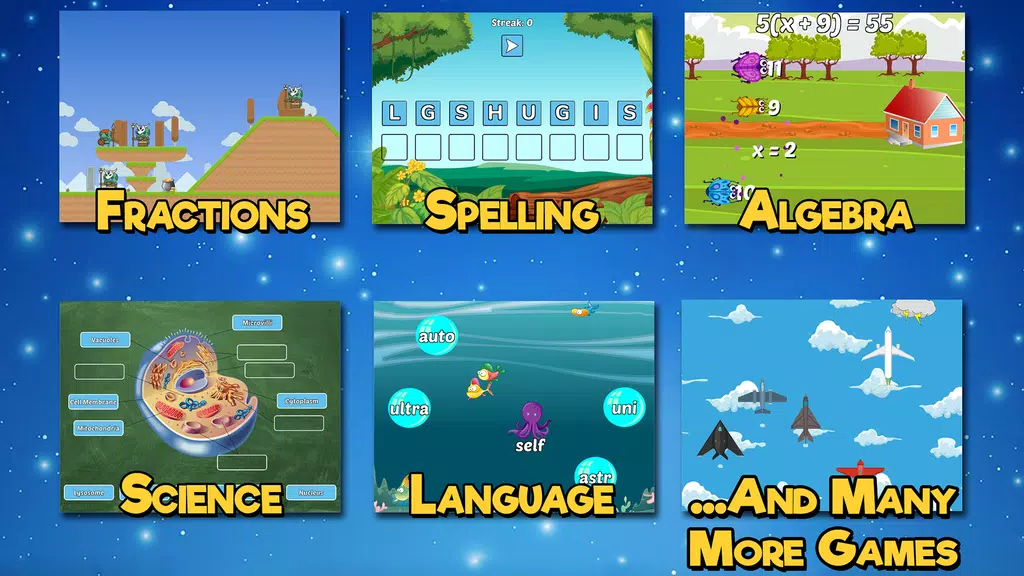 Fifth Grade Learning Games 스크린샷 1