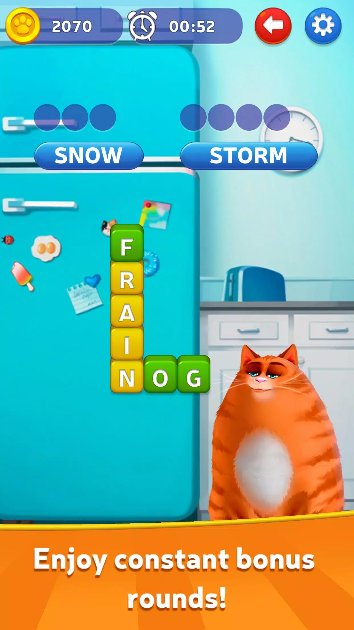 Kitty Scramble: Jeu de mots Capture d'écran 3
