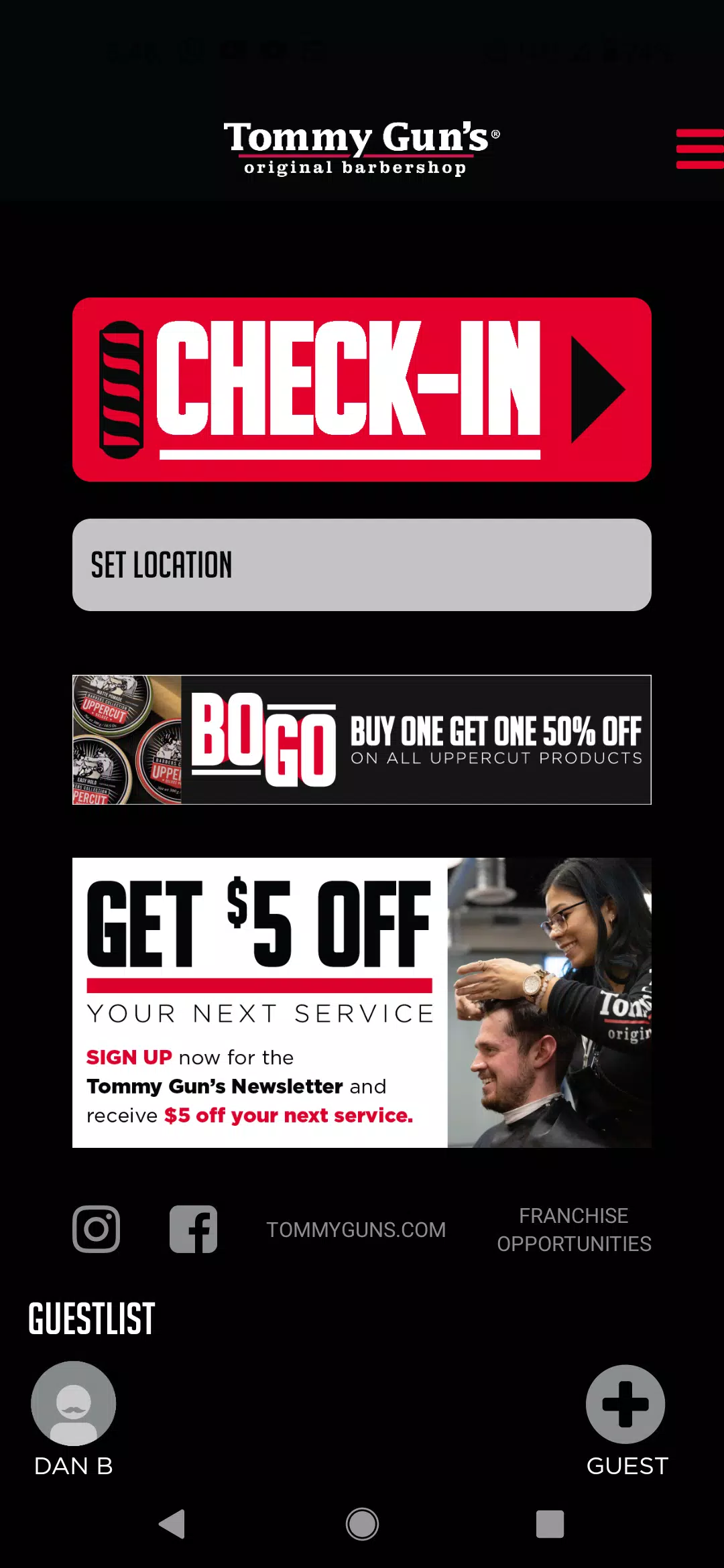 Tommy Gun's Barbershop Скриншот 1