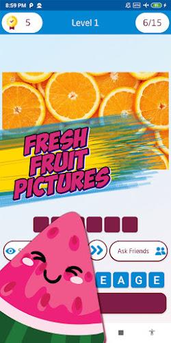 Guess the fruit name game Zrzut ekranu 4