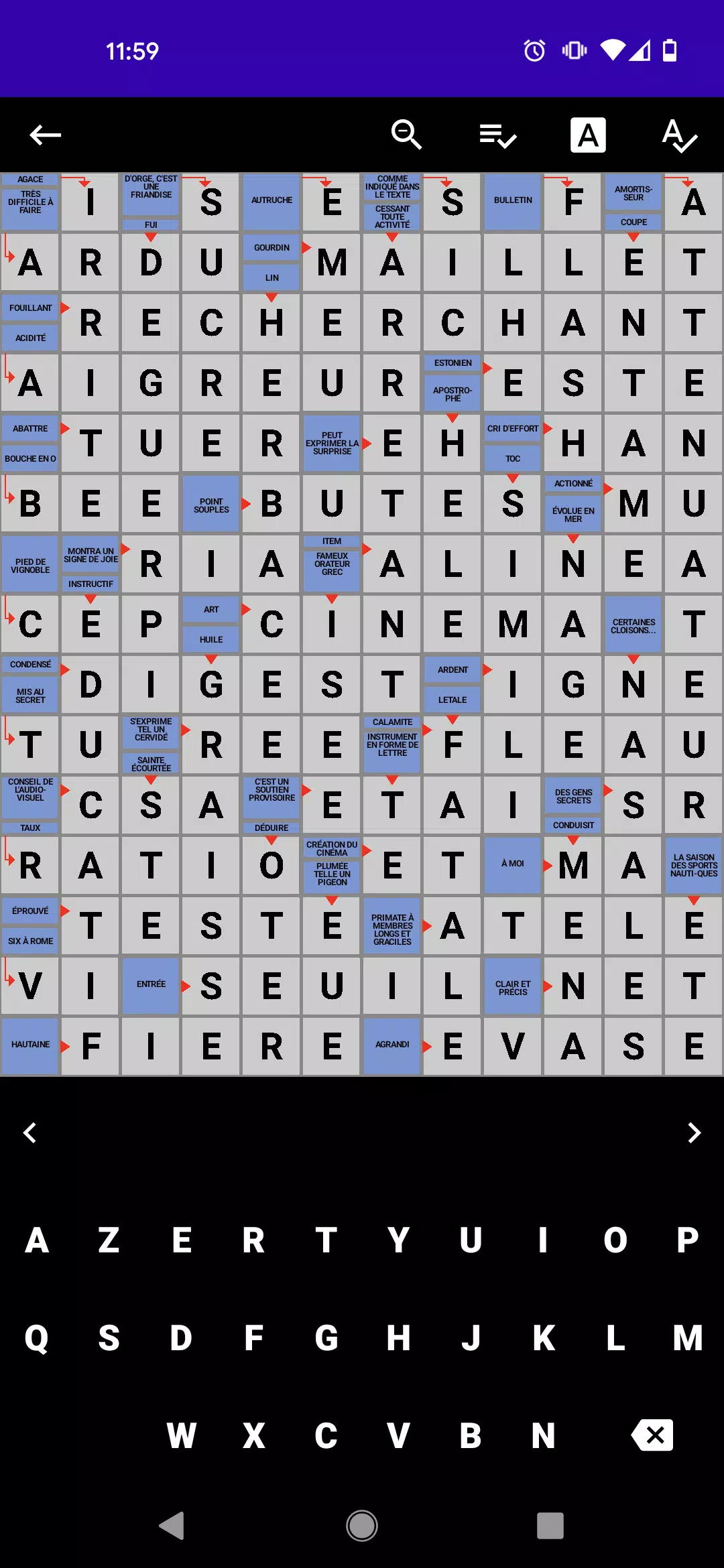 Mots Fléchés Français Скриншот 2