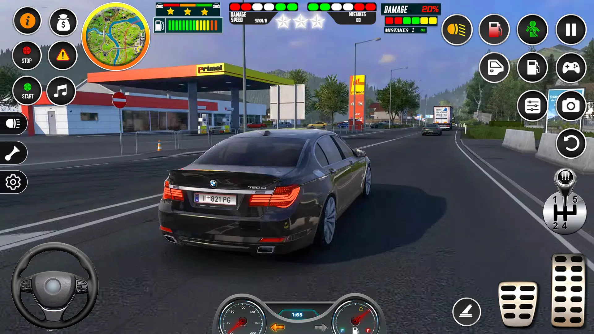 Classic Car Drive Parking Game スクリーンショット 4