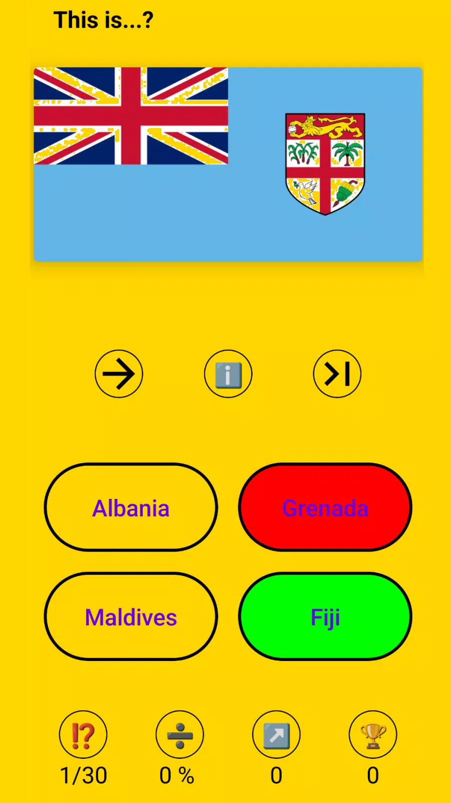 Super Flags! Flag Quiz Capture d'écran 2