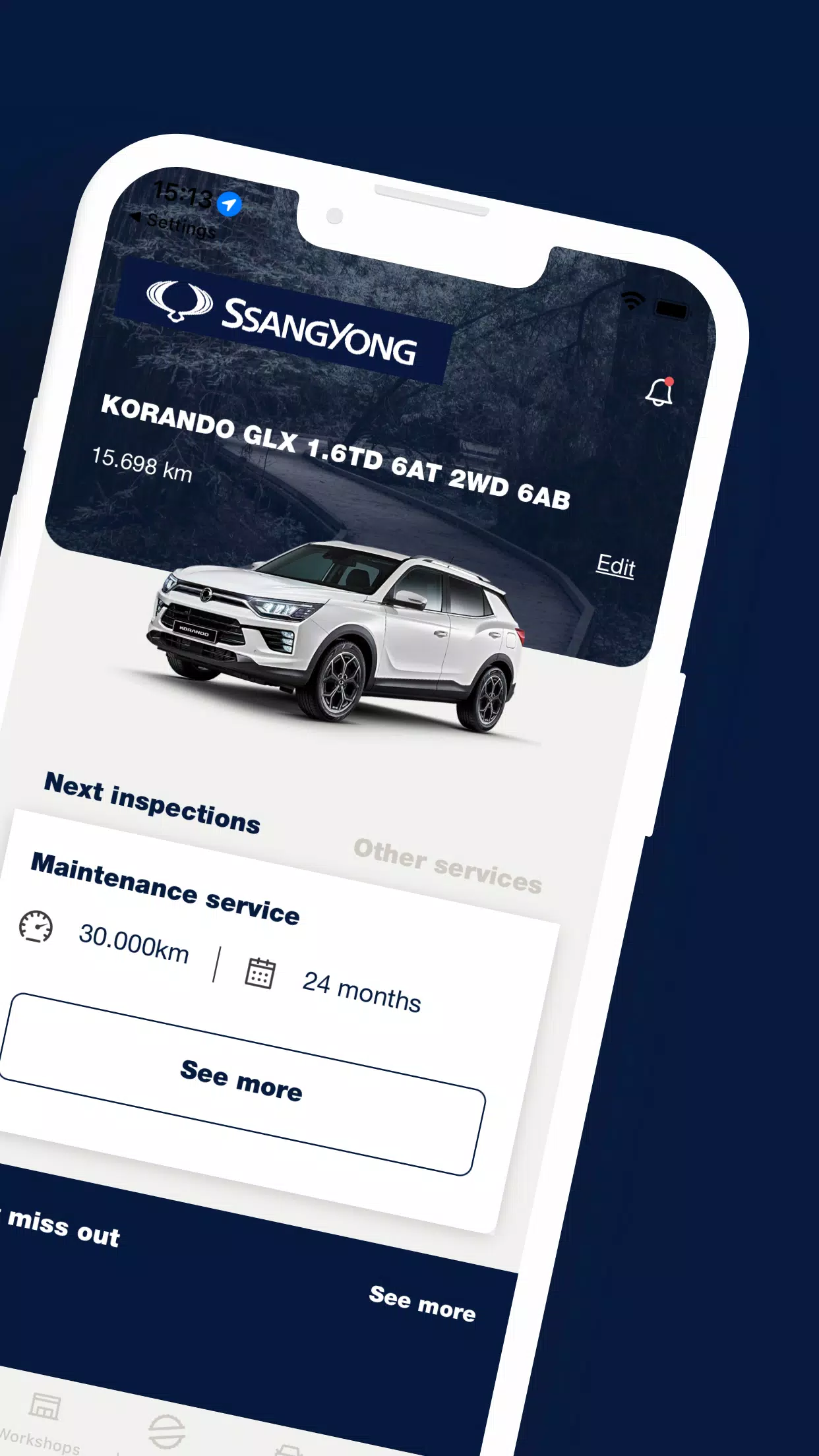 SsangYong App スクリーンショット 2