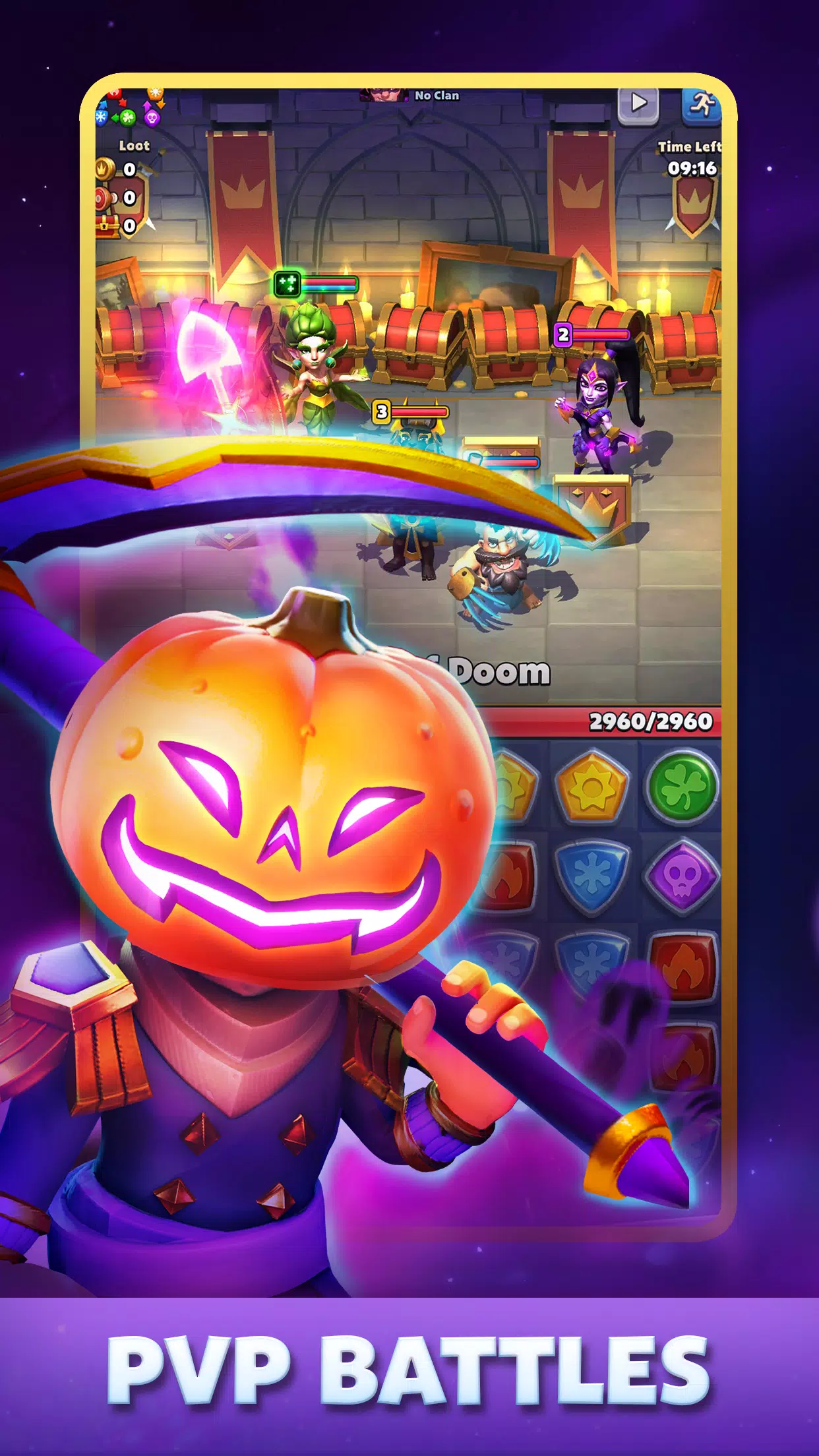 Puzzle Breakers: Match 3 RPG Captura de pantalla 1
