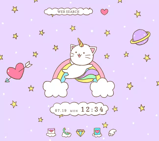 Caticorn Theme +HOME Скриншот 1