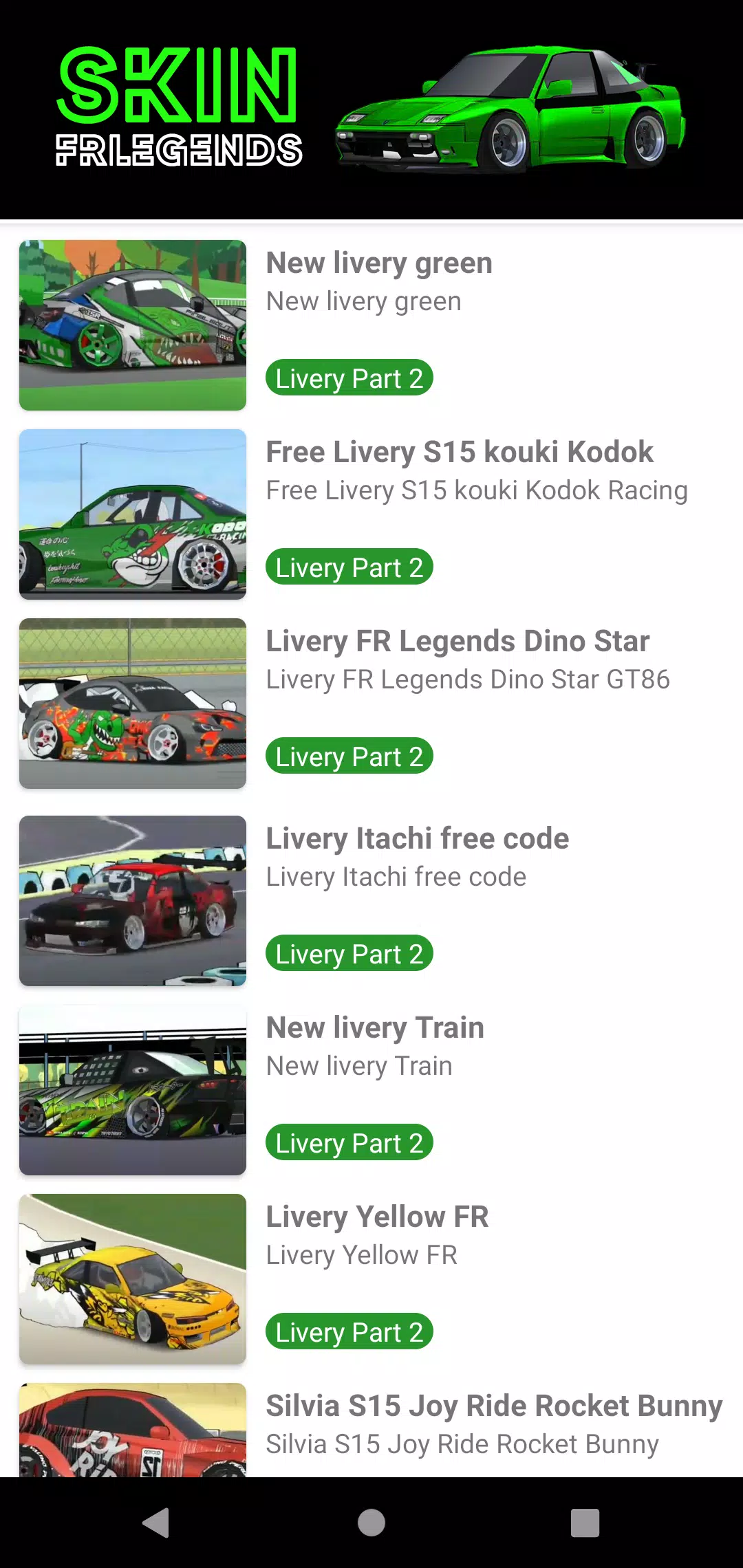 Skin FRLegends Livery Mod Captura de pantalla 2