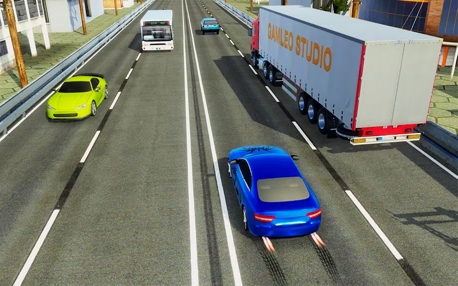 Real Highway Traffic Car Race ภาพหน้าจอ 2
