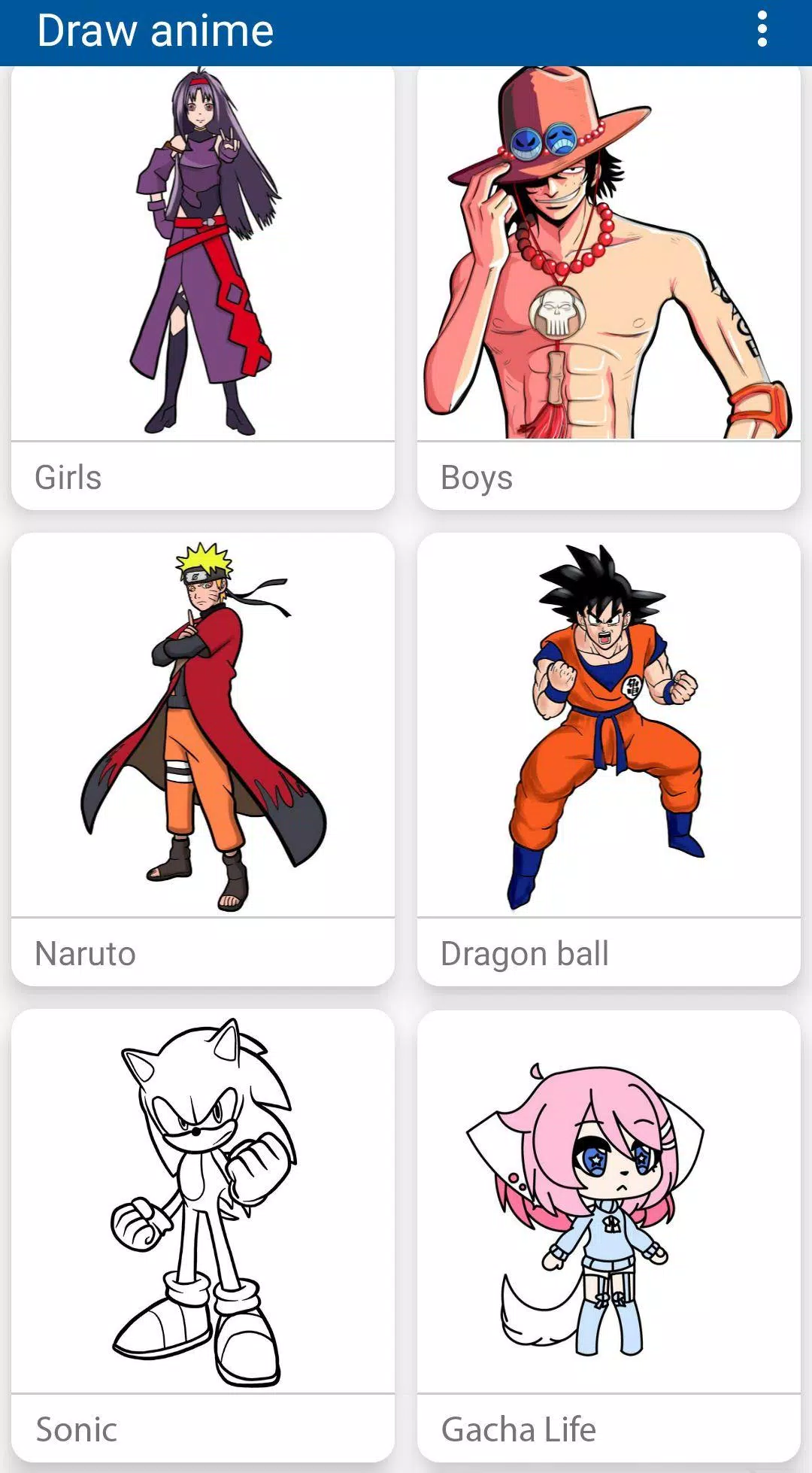 How to Draw Anime スクリーンショット 1