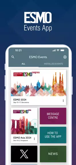 ESMO Events スクリーンショット 1