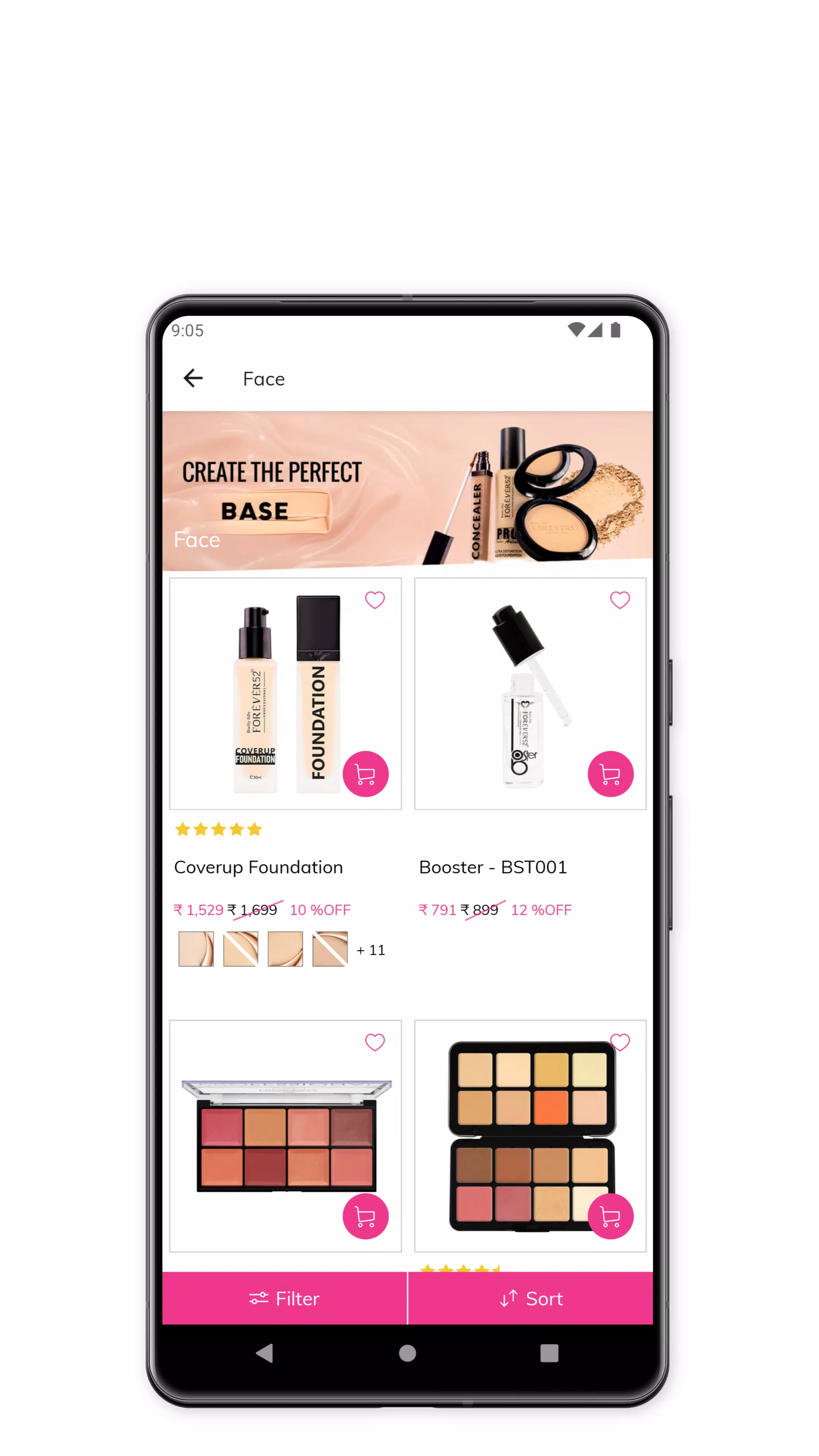 Schermata Forever52 - Cosmetic Products 3