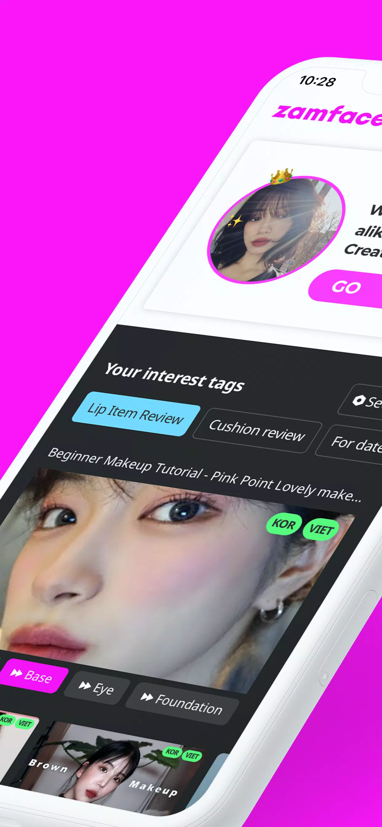 zamface- your makeup guide! Screenshot 1