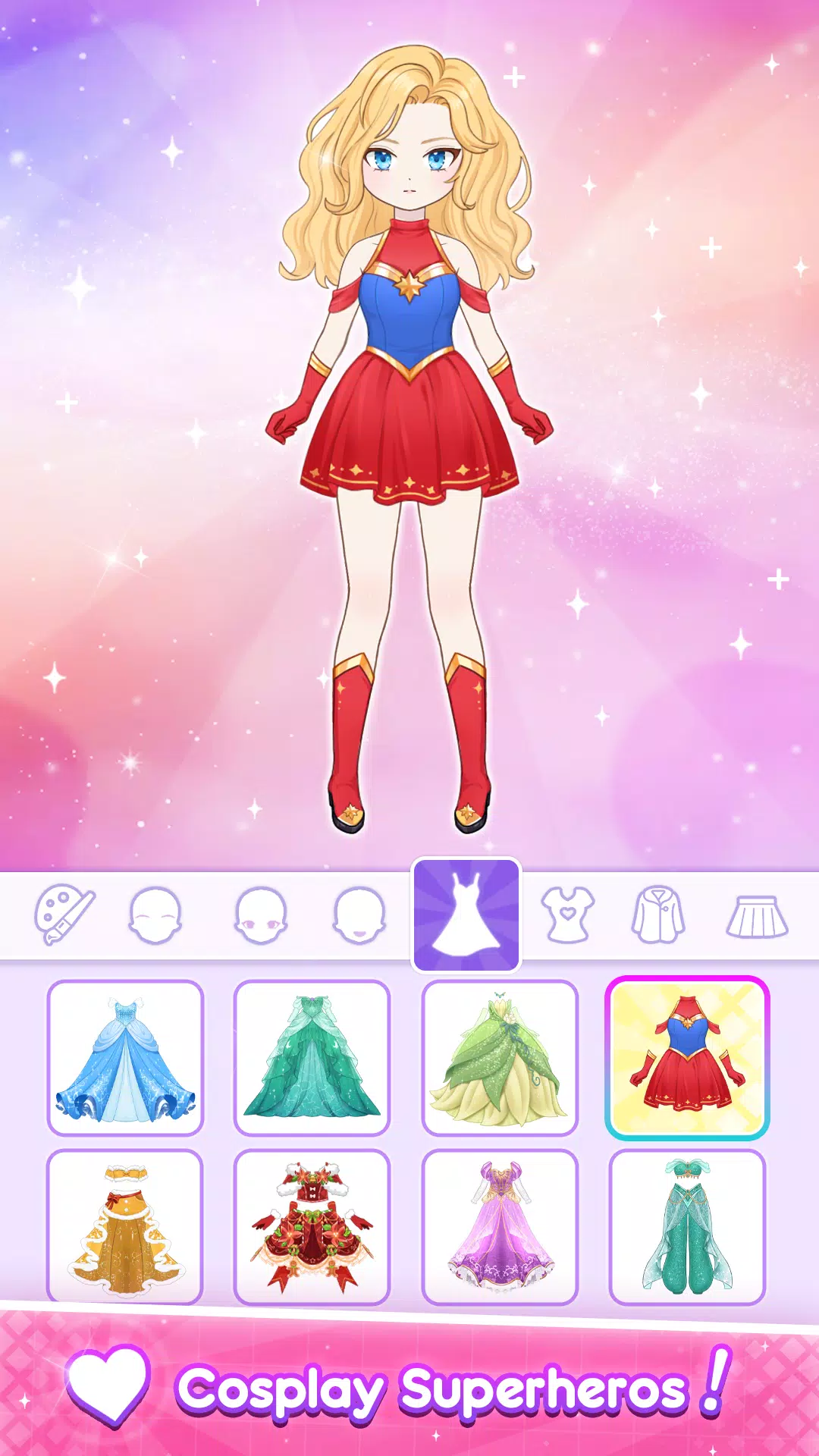 Anime Dress Up - Doll Dress Up スクリーンショット 1