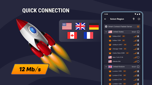 Schermata BST VPN: fast VPN for Android 3