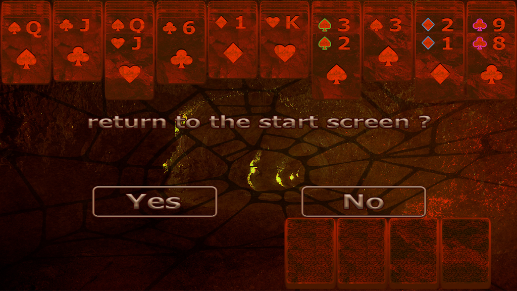 Spider(solitaire) Captura de tela 3