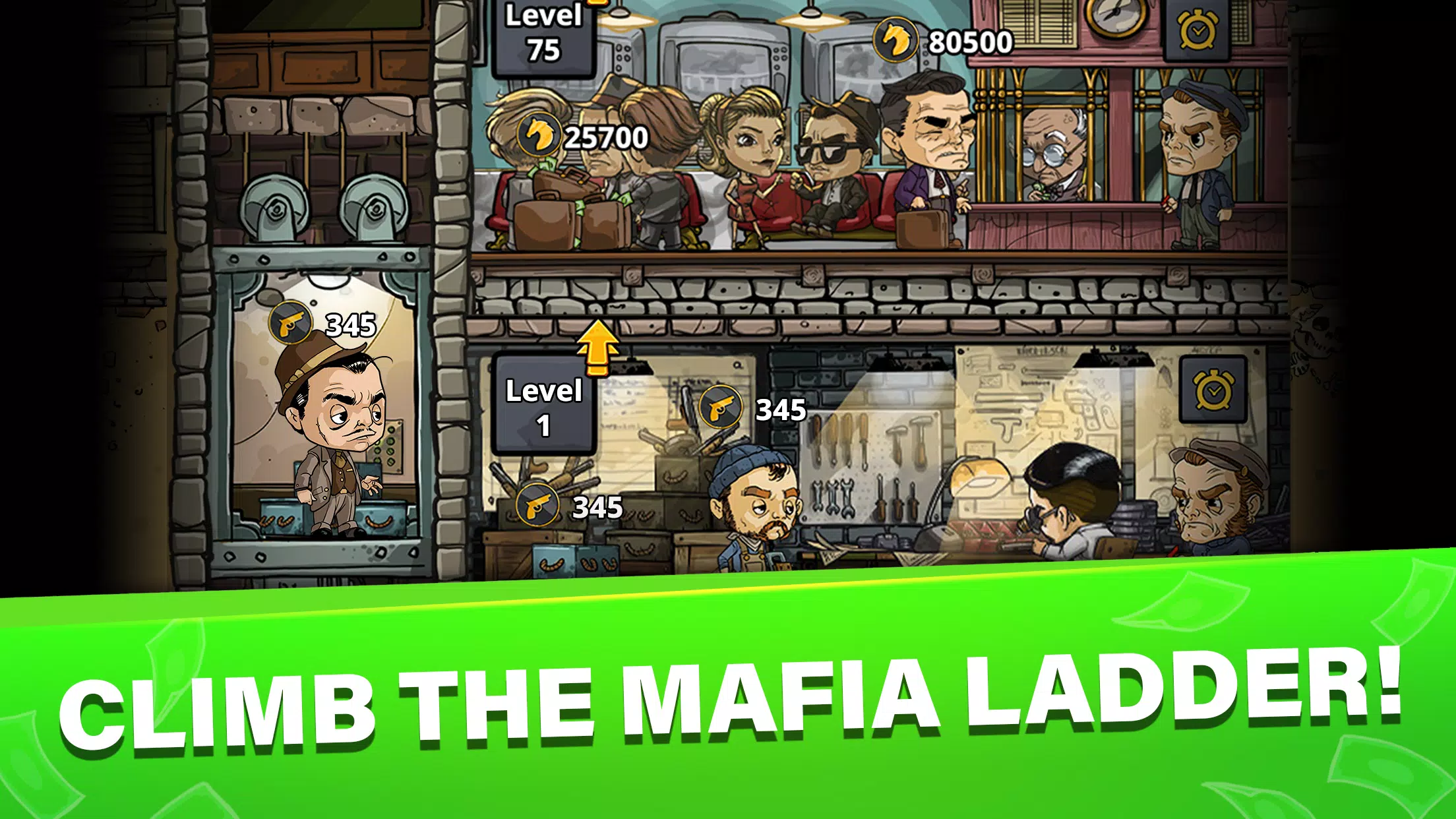 Idle Mafia Inc: Manager Tycoon スクリーンショット 1