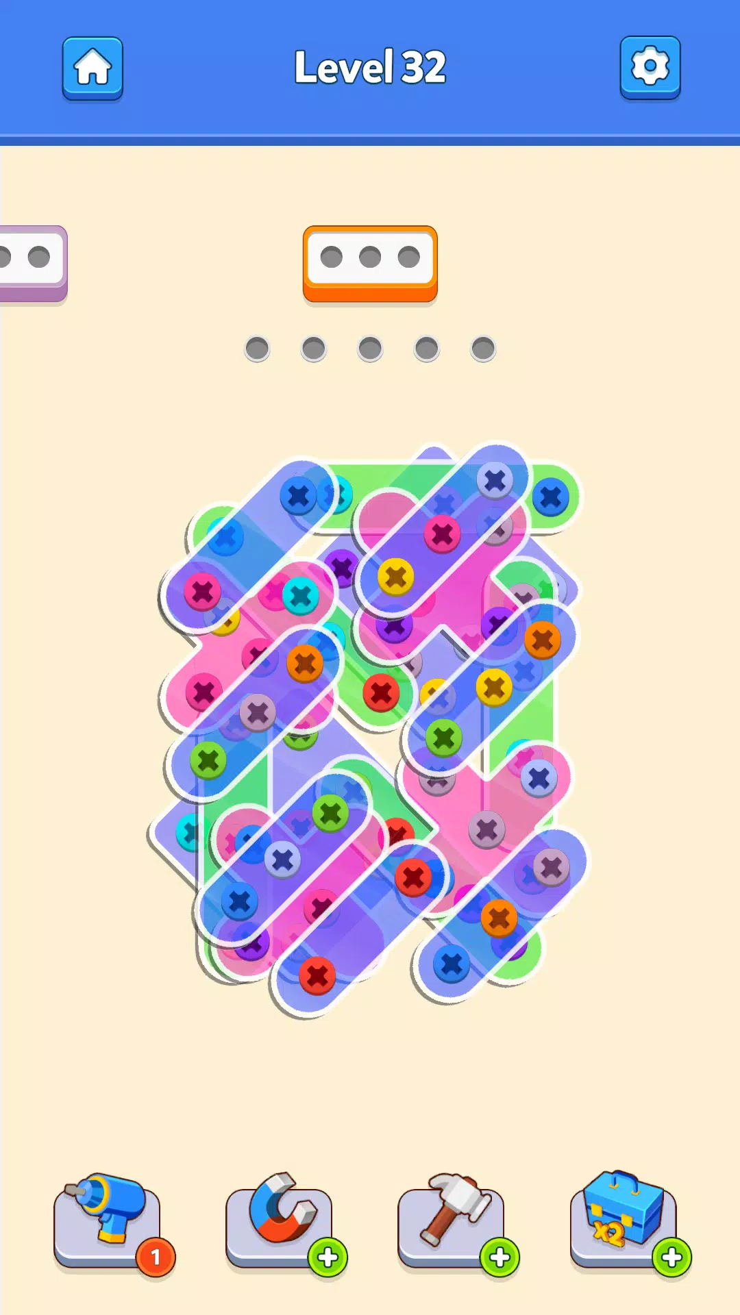 Screw Pin Jam Puzzle Nuts Bolt スクリーンショット 3