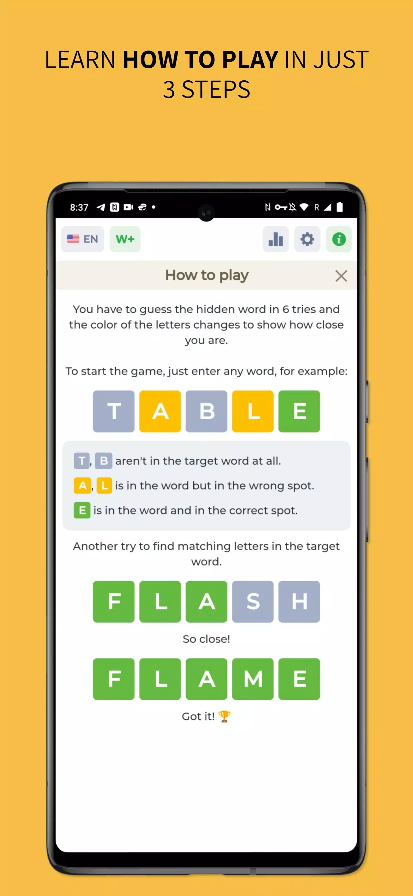 Wordy - Word Puzzle Game 스크린샷 2
