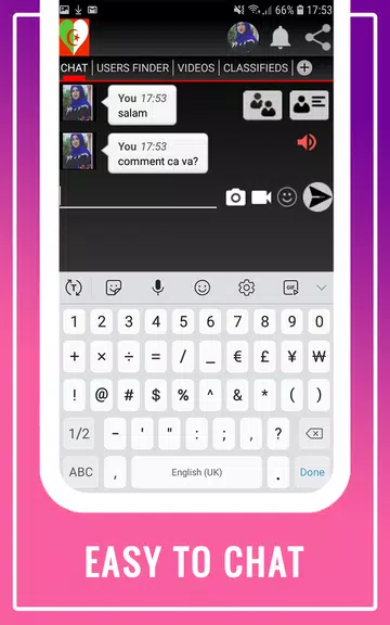 ALGERIA DATING CHAT ဖန်သားပြင်ဓာတ်ပုံ 3
