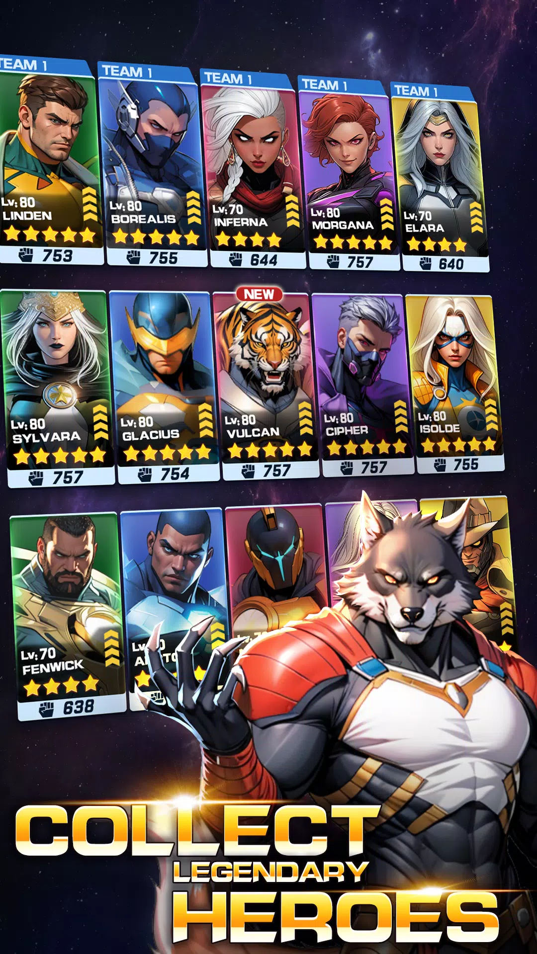 Superhero & Puzzles Match3 RPG ဖန်သားပြင်ဓာတ်ပုံ 2