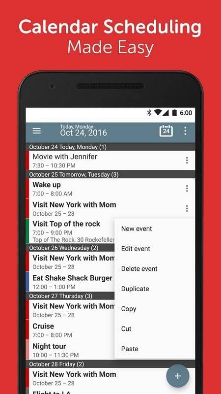 Calendar+ Schedule Planner Ekran Görüntüsü 3