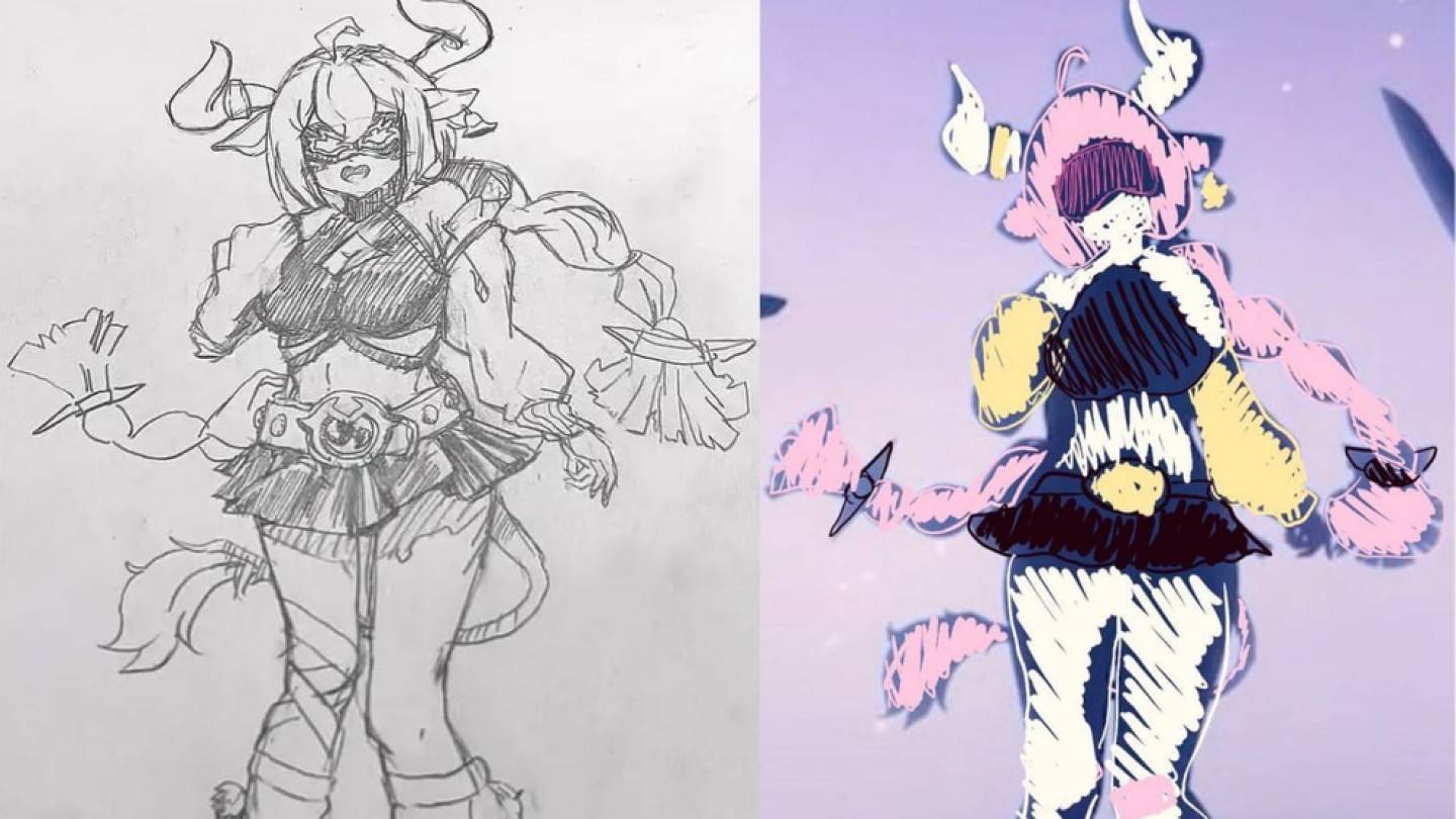 Genshin Impacto Fuga: Varesa Sketch