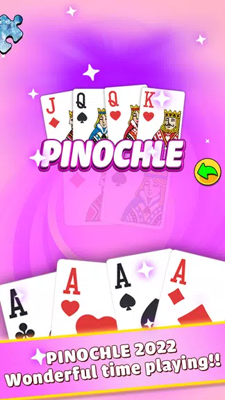 Pinochle - Trickster Cards Скриншот 1