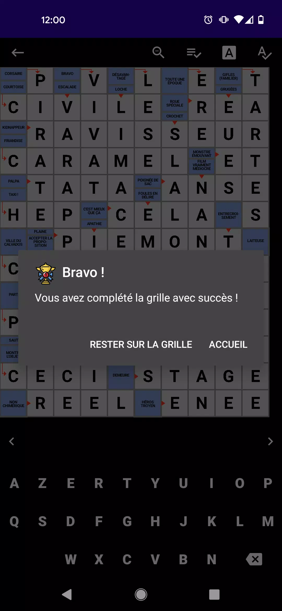 Mots Fléchés Français Скриншот 3