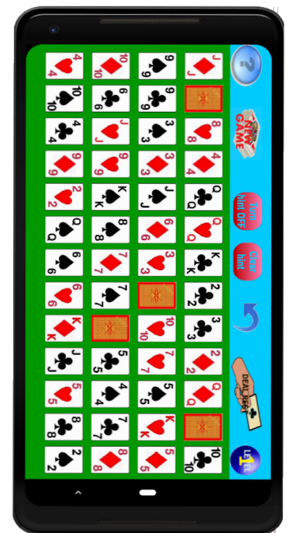 Differerent Solitaire game 스크린샷 1