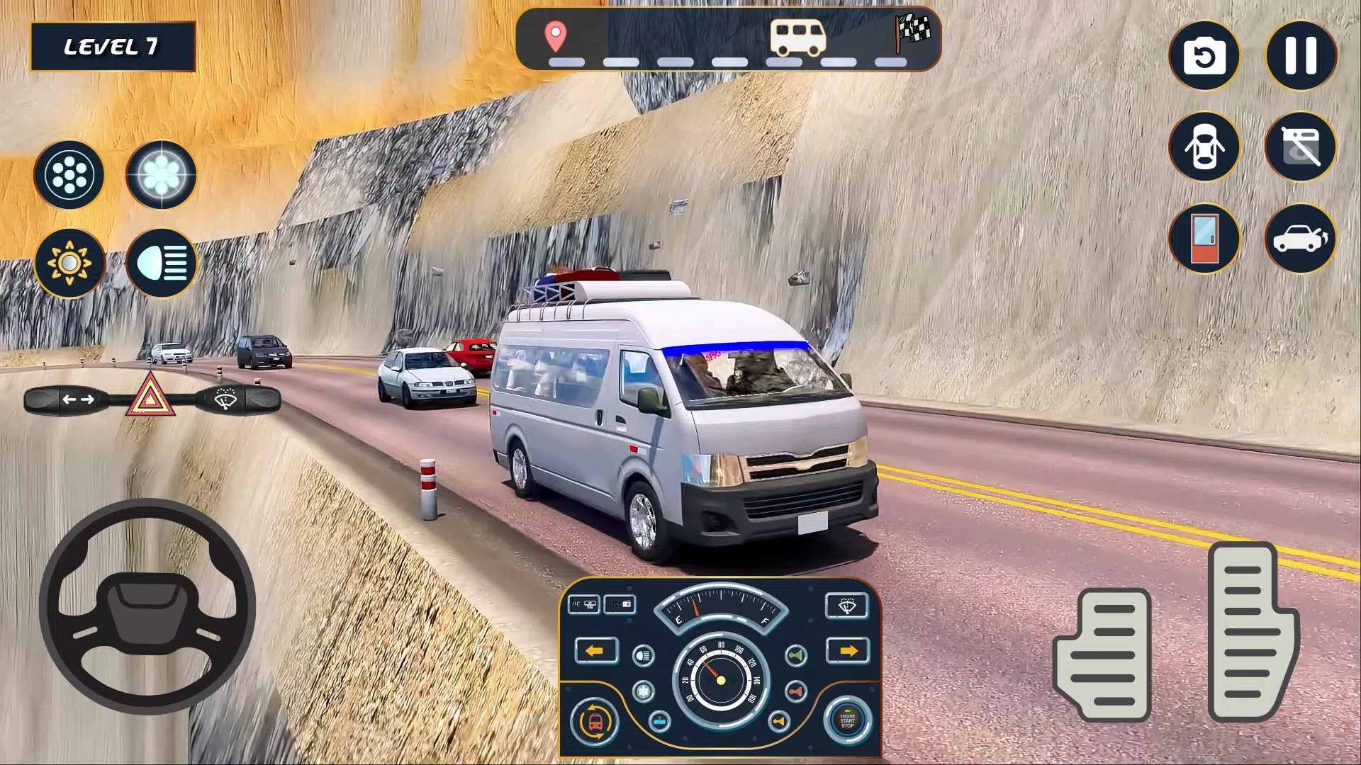 Van Simulator Dubai Van Games Captura de pantalla 2