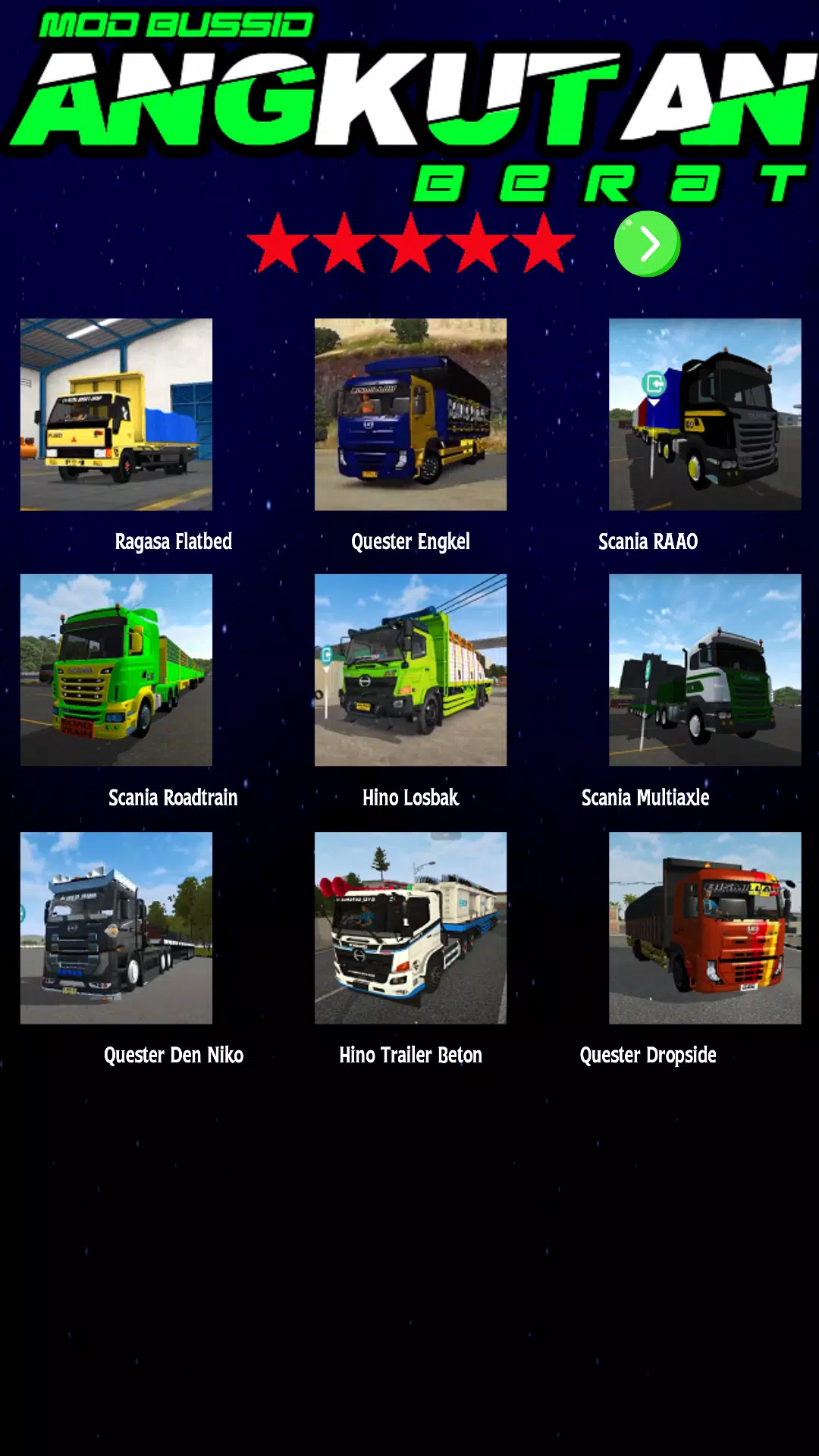 Mod Bussid Angkutan Berat スクリーンショット 3