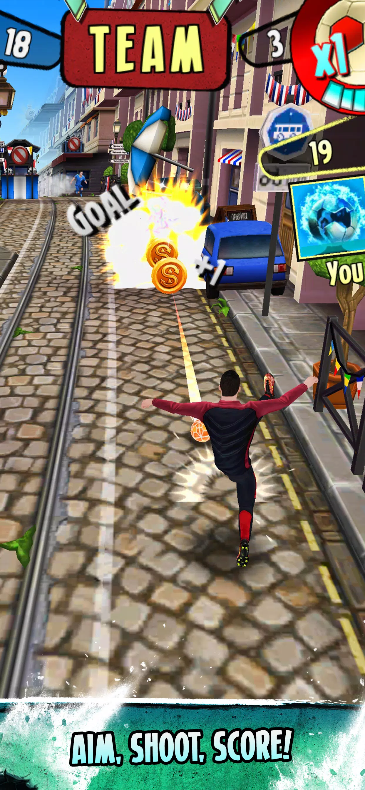 Ronaldo: Kick'n'Run Football Screenshot 4