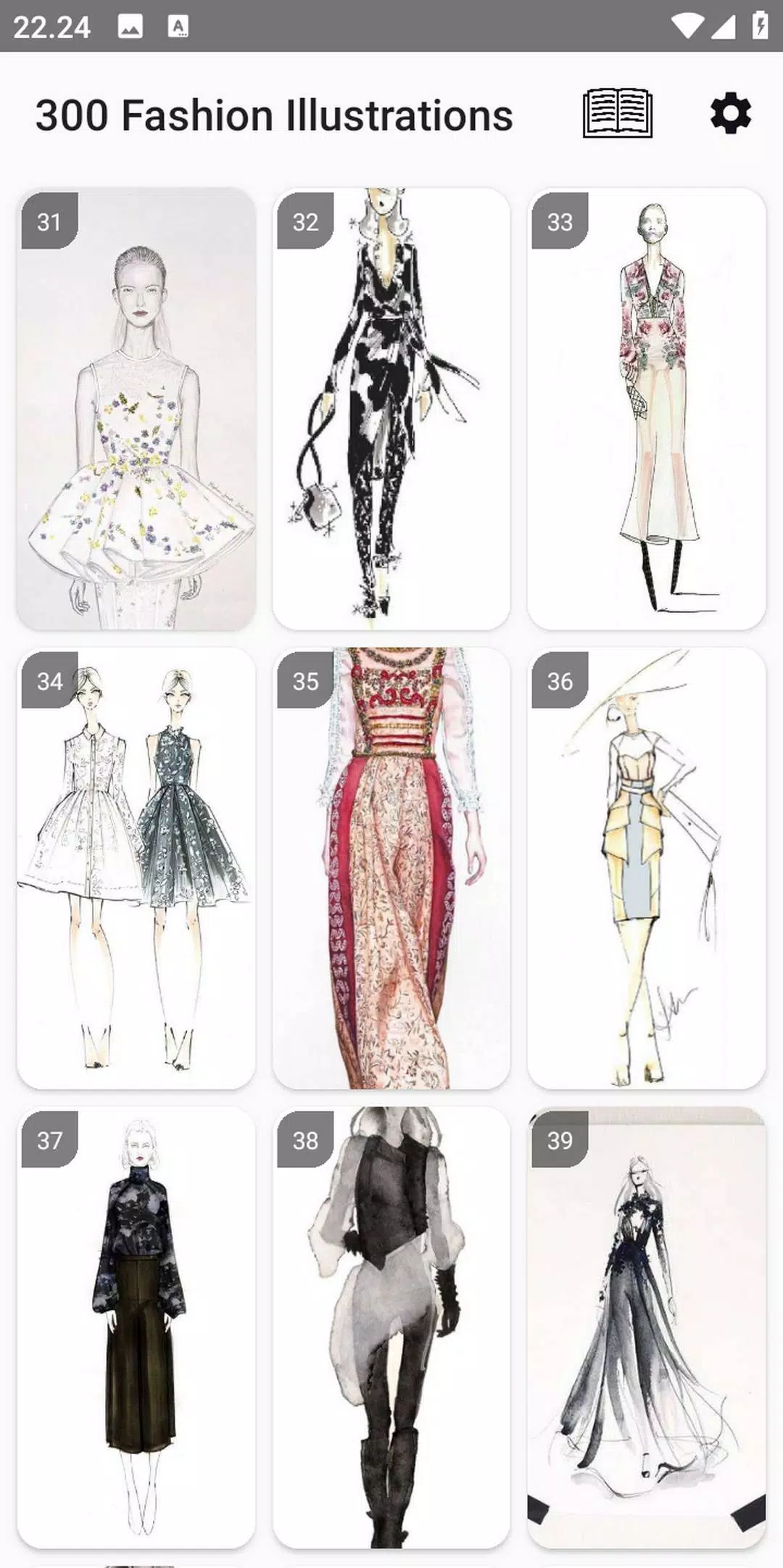 300 Fashion Illustrations应用截图第2张