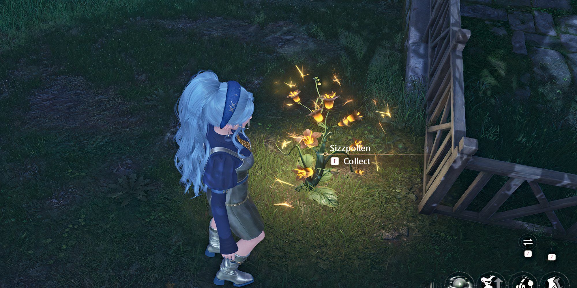 Sizzpollen Plant at Night