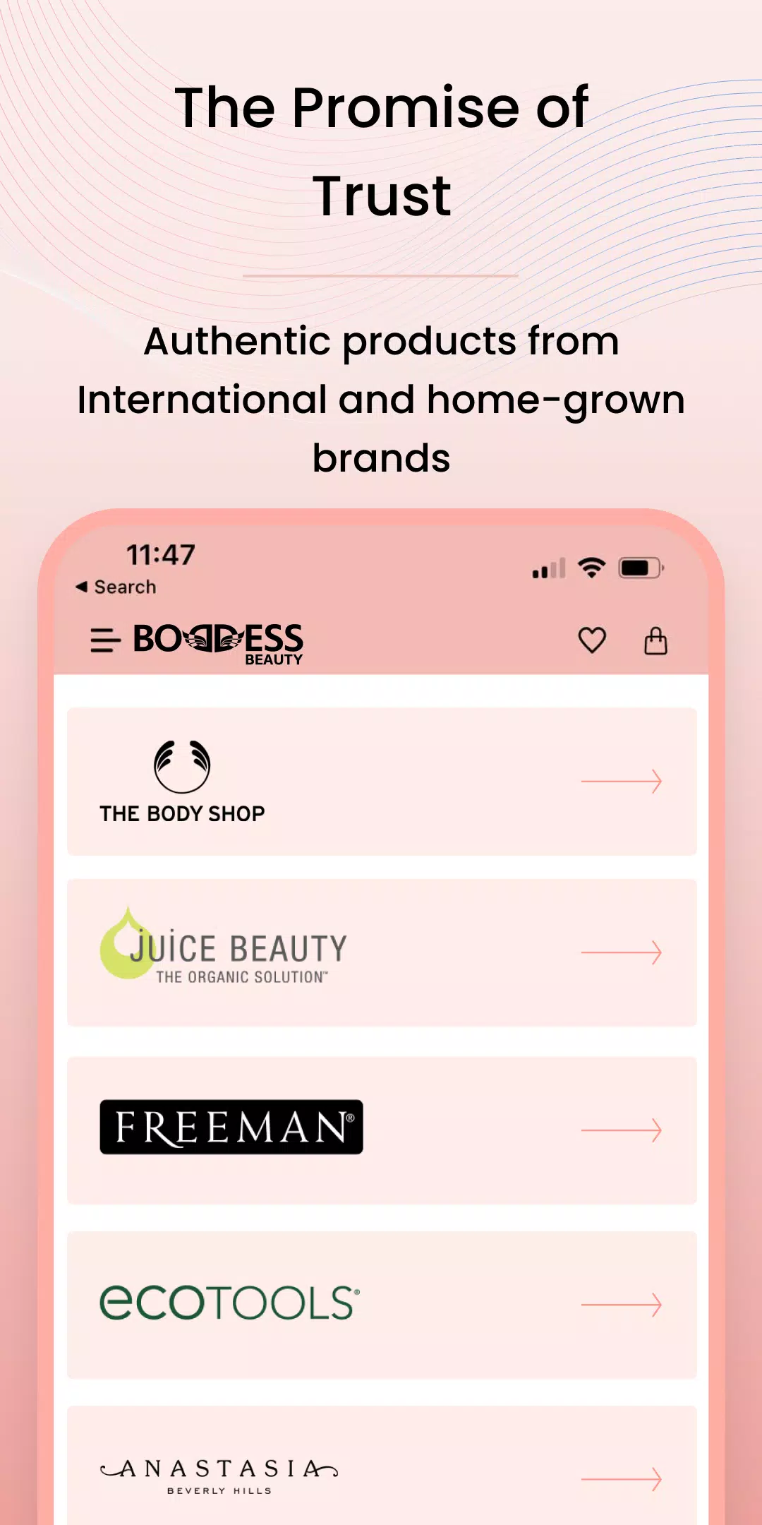 Boddess: Beauty Shopping App应用截图第3张